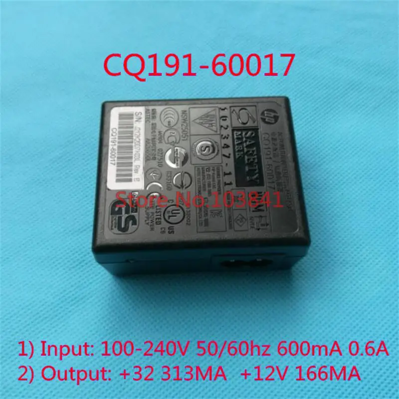 3 X б/у CQ19160017 UPBright AC/DC адаптер для HP + 32V 313MA 12V 166MA CQ191 60017 PA 1100 06H питания зарядное