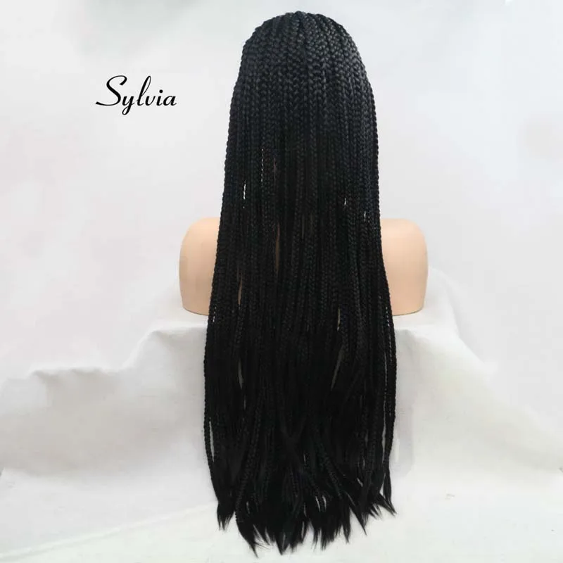 2-Tones-Synthetic-Lace-Front-Wig-Gray-Grey-Silver-Ombre-long-straight-Wigs-Heat-Resistant-Fiber_
