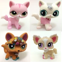 Новая коллекция редких LPS игрушек для питомцев, Лисичка с большими ушками, короткая коллекция, стильная стойка, лучший подарок для детей