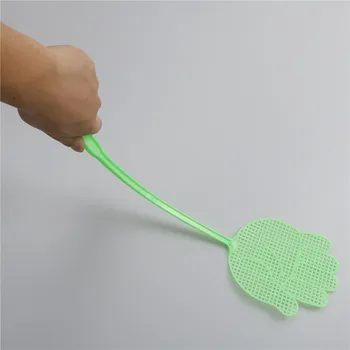 

Random Color Plastic Pest Control Mosquito Bug Hand Pattern Fly Swatter Flyswatter Killer Tool Pest Reject Insect Killer Swatter