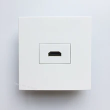 Мм белый цвет 86×86 мм розетки HDMI 1,4 Версия HDMI разъем выход напрямую Plug