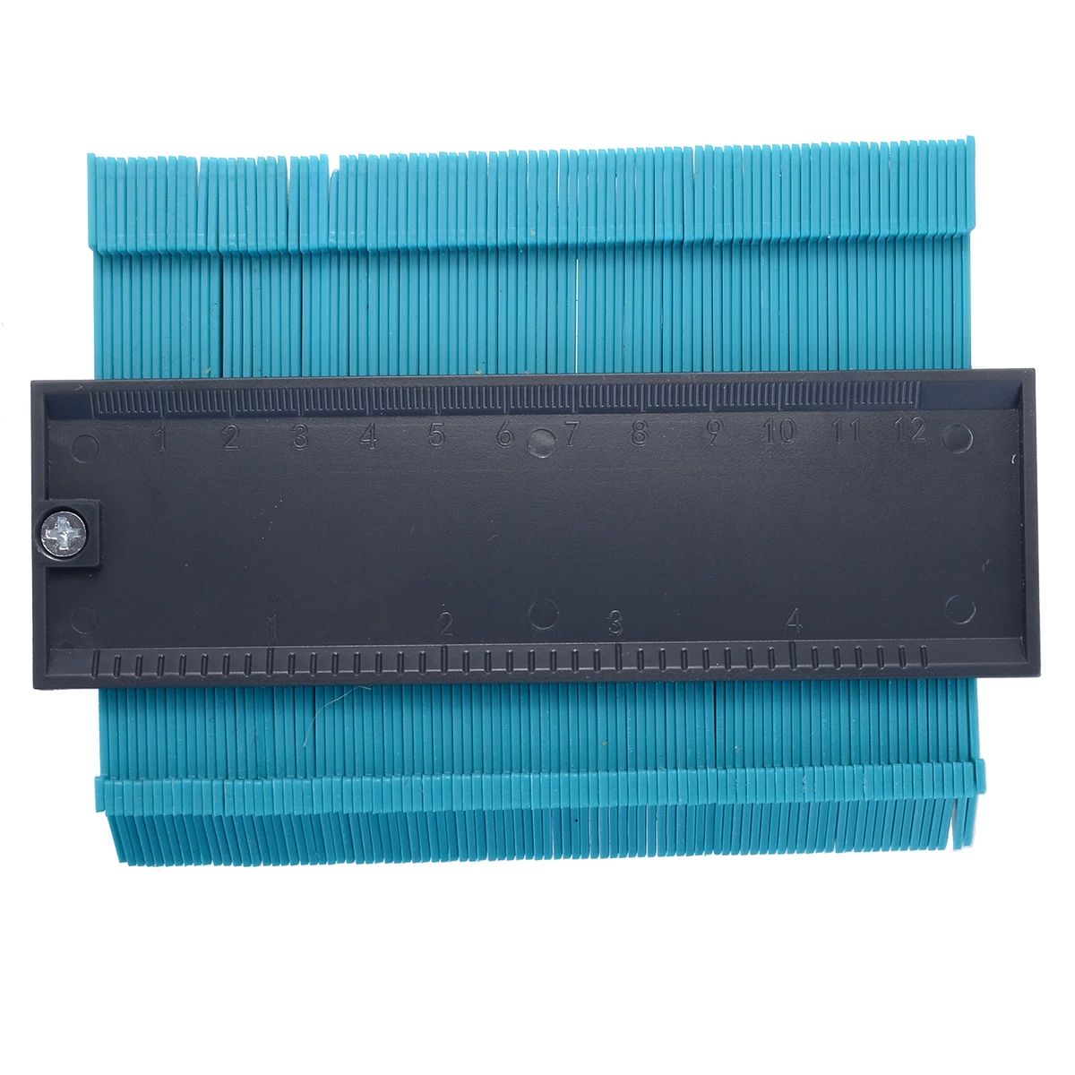 5 inch ABS Contour Profile Gauge Tiling Laminate Edge Shaping Measure Ruler Tool Multifunctional Wood Marking Tool For Carpentry