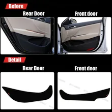 4 шт тканевая дверца защитные подстилки анти-кик декоративные колодки для Hyundai Mistra