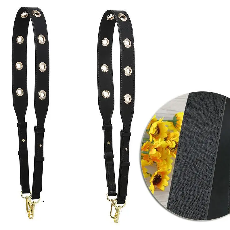 Fashion Circle Wide Shoulder Strap For Bag Leather Strap Handles Long Adjustable Bag Straps Handbag Accessories Crossbody Belt