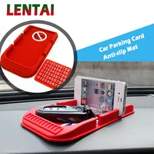 LENTAI 1 компл. Автомобильная парковочная карта Противоскользящий коврик подставка для телефона стиль для Mini Cooper Subaru Audi A4 B6 B8 A3 A6 C5 Q3 Honda Civic