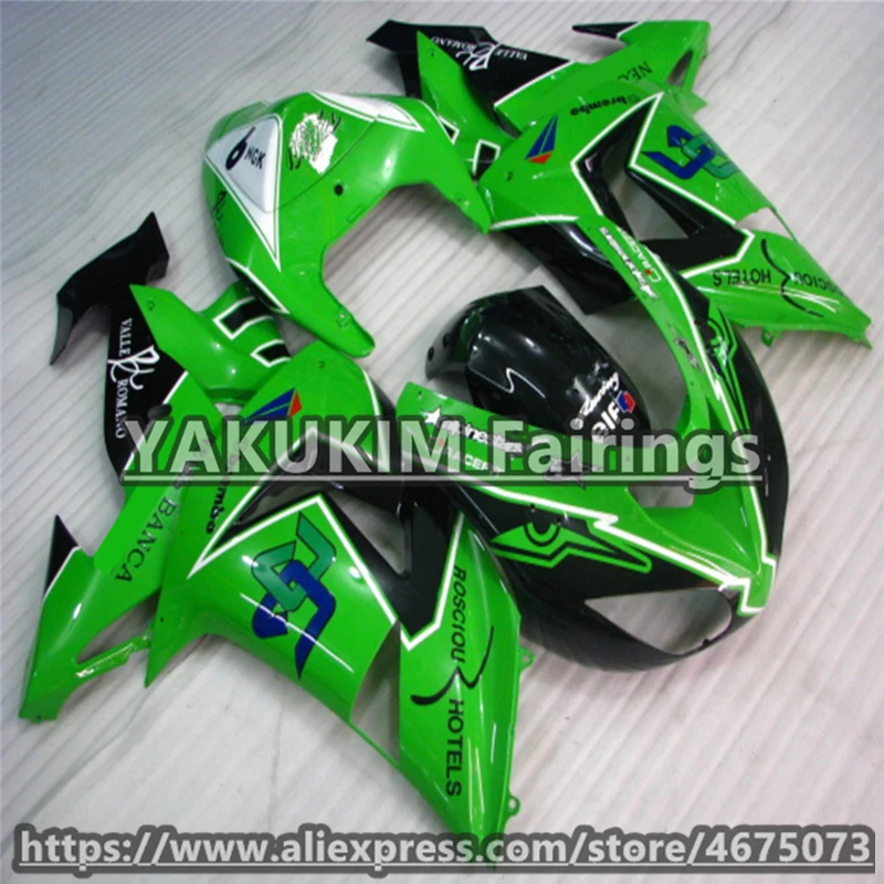 ABS Injection Fairings Kit For Kawasaki Ninja ZX10R 2006 2007 Motorcycle ZX 10R Bodywork Fairing Black Red | Автомобили и