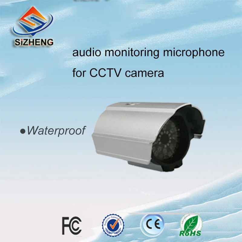 

SIZHENG SIZ-190 Waterproof CCTV Audio microphone video surveillance sound monitoring for security solutions