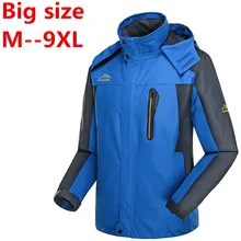 9XL 8XL 6XL 5XL 4XL Man’s Pizex Waterproof Windproof Mountain Warm Coat Jacket Jacket Men Pizex Large Size Sportswear