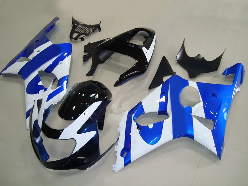 

ABS white blue Fairing Kit for SUZUKI GSXR1000 2000 2001 2002 GSX-R1000 00-02 GSXR1000 K2 00 01 02 Motorcycle Fairings set+gift