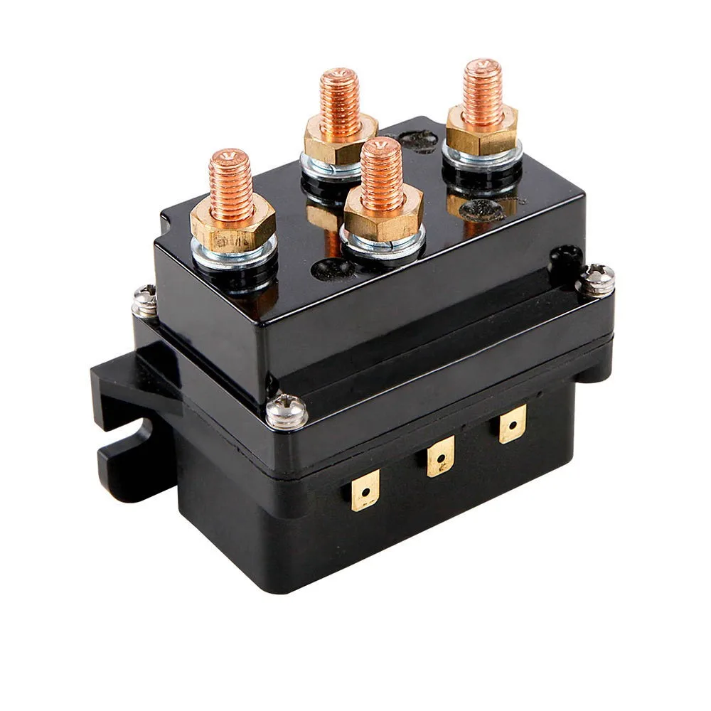 12V Heavy Duty Solenoid Relay Contactor For ATV UTV 4WD 4x4 Boat Winch