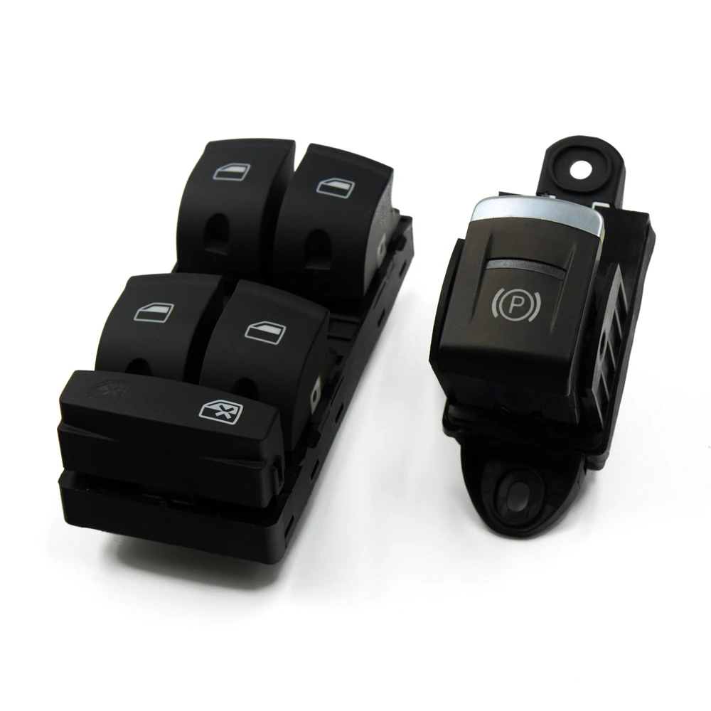 Master Power Window Control Parking Brake Switch Button Console For