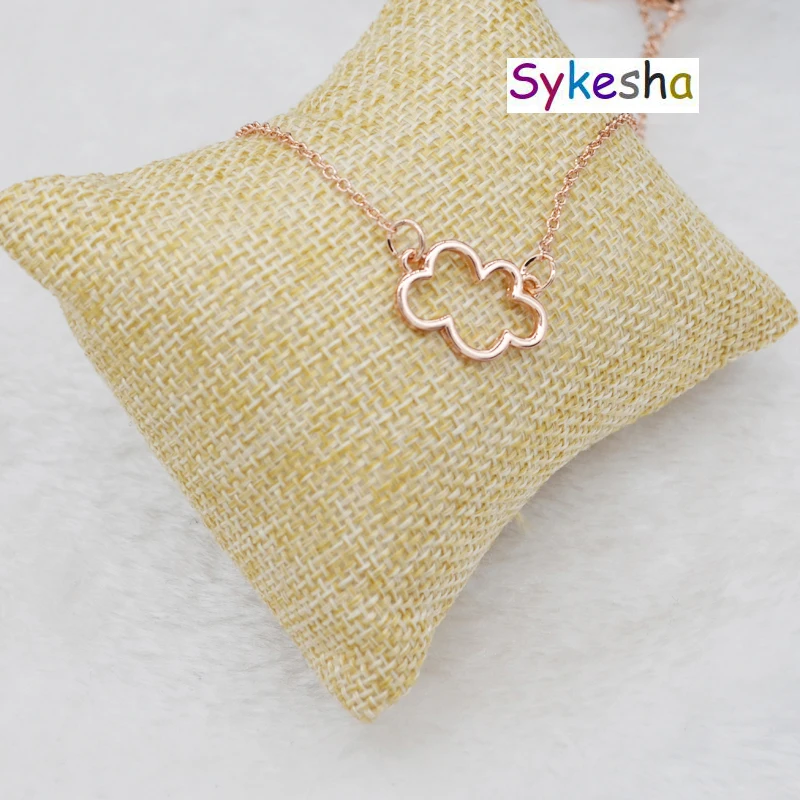 Sykesha Лидер продаж в розницу Высокое качество простой Для женщин ожерелье с облаками облако кулон подростков подарок сексуальные ожерелья Прямая