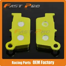 Задние тормозные колодки для RMZ250 04-14 RMZ450 05-14 РМЗ Мотокросс Кроссовый мотоцикл для супермото в байкерском стиле