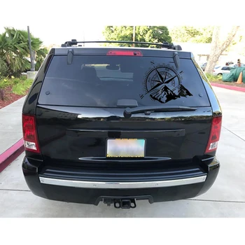 

Off Road Hood Car Sticker Side Compass Pattern 47.5x34.5cm Durable Universal