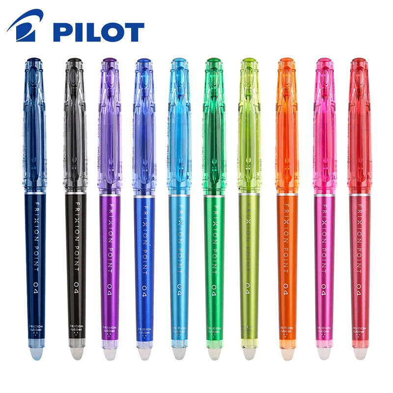 5 Pcs/Lot Japanese PILOT Erasable Pen LF 22P4 0.4mm Color Erasable Gel