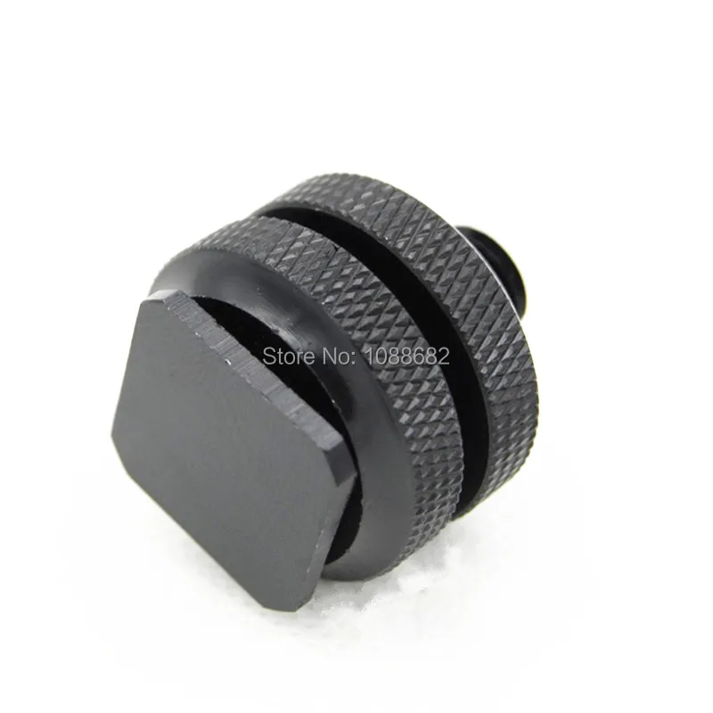  38 Dual Nuts Mount Screw Tripod Hot Shoe Adapter Convert to Flash Stand Photo Studio Accessories (5)