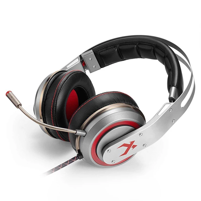 

XIBERIA T19 USB Gaming Headset Noise Isolation Wired Over Ear Stereo Gamer Headphones with Removable Microphone Volume Control