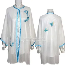 Customize Chinese Tai chi clothing Martial arts uniform taiji performance shawl kungfu clothes for women boy children girl kids