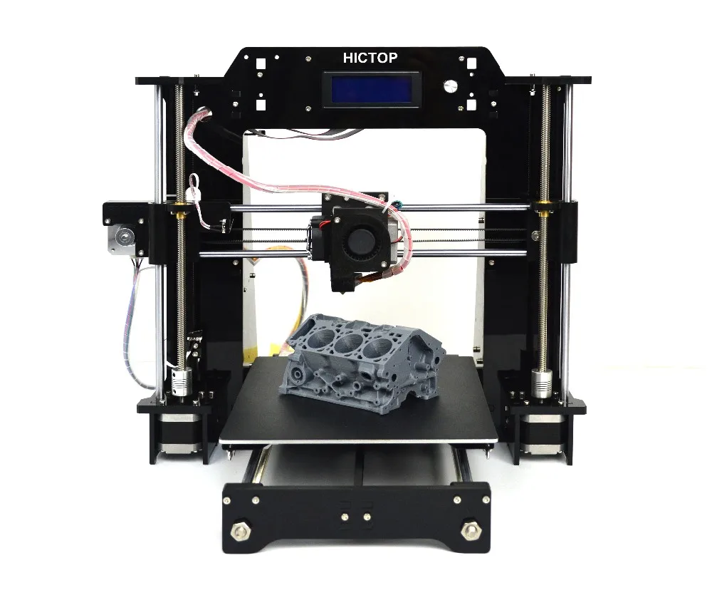 Prusa I3 DIY 3D Printer Supporting ABS / PLA Filament High Printing Speed 120mm / s