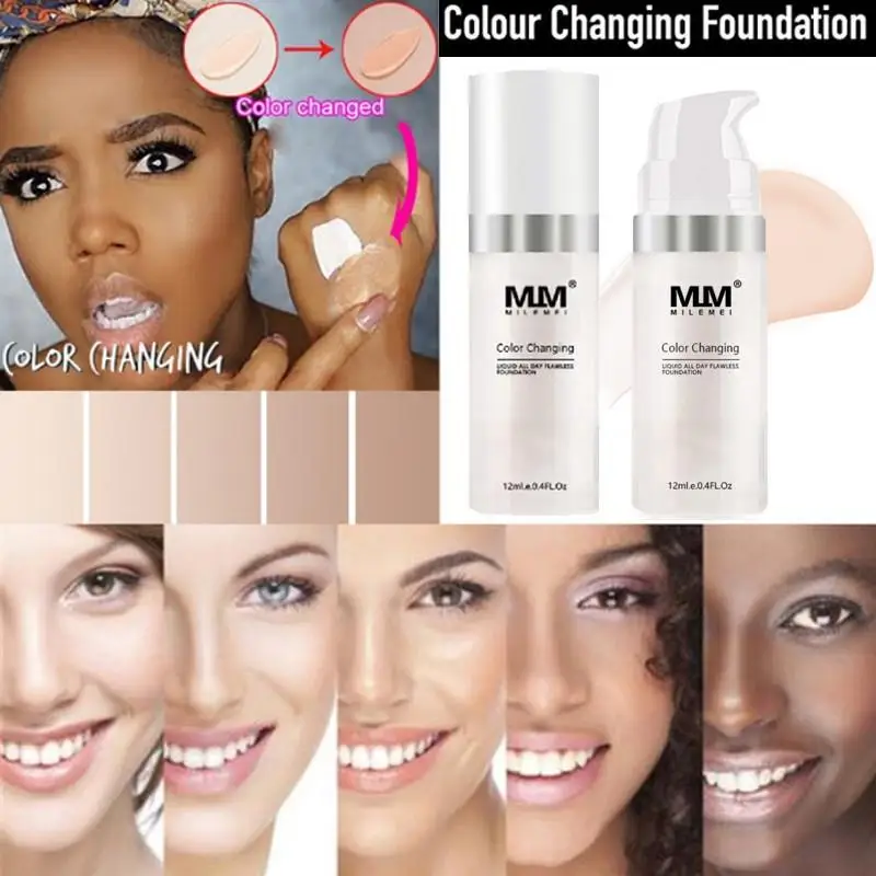 

Foundation Color Changing Liquid Foundation Makeup Change Color Primer