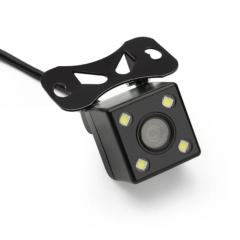 

Waterproof 4 LED Night Vision Car CCD Rear View Camera Reverse Camera Rear-view cameraWith 3 Glass Lens For Auto Parking Monitor