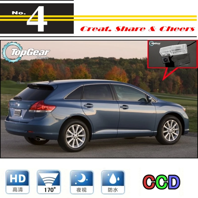 

Car Camera For TOYOTA VENZA 2008~2014 High Quality Rear View WaterProof Property Back Up Camera For PAL / NTSC | CCD + RCA