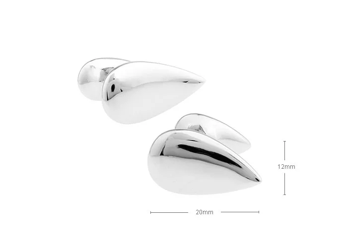 

Life element type cufflinks,Droplets shape cufflinks, pure metal cufflinks (three color options),men's cufflinks,jewelry