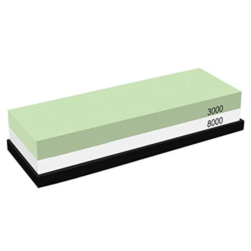 

Knife Sharpening Stone Water Stone WhetStone wearproof Silicon Non-slip Base Knife Sharpener For Kitchen knives 3000/8000#