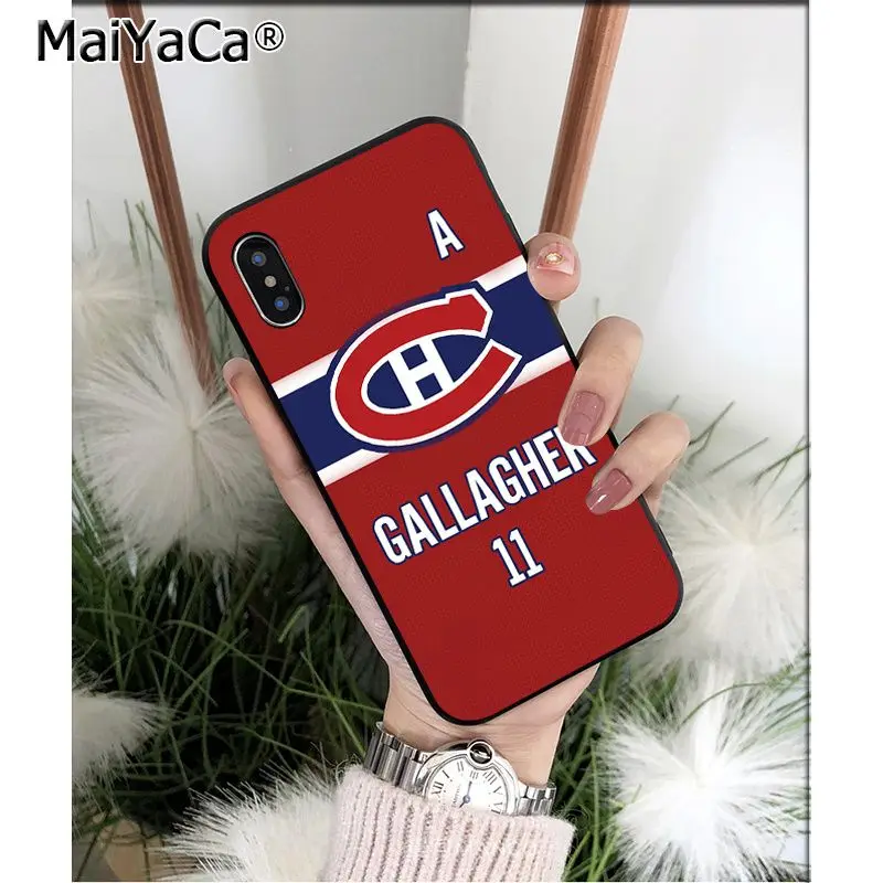 MaiYaCa Montreal Canadiens TPU Мягкий силиконовый чехол для телефона для Apple iPhone 8 7 6 6S Plus X XS MAX 5 5S SE XR мобильных телефонов