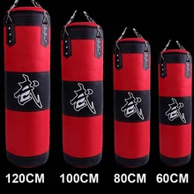 60/80/100/120 см набор сэндбэг для утолщенный холст боксерский мешок спортивных тренировок пустой бокс сумки Муай Тай