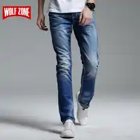 Real Style Fashion Full Length Solid Skinny Jeans Men Brand Designer Clothing Denim Pants Luxury Casual Trousers Male Famous
