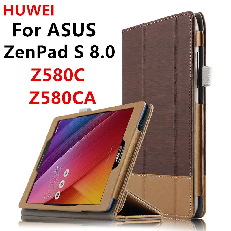 Case For ASUS ZenPad S 8.0 Z580C Protective Smart cover Leather ZenPad P01MA S 8 Z580CA 8inch