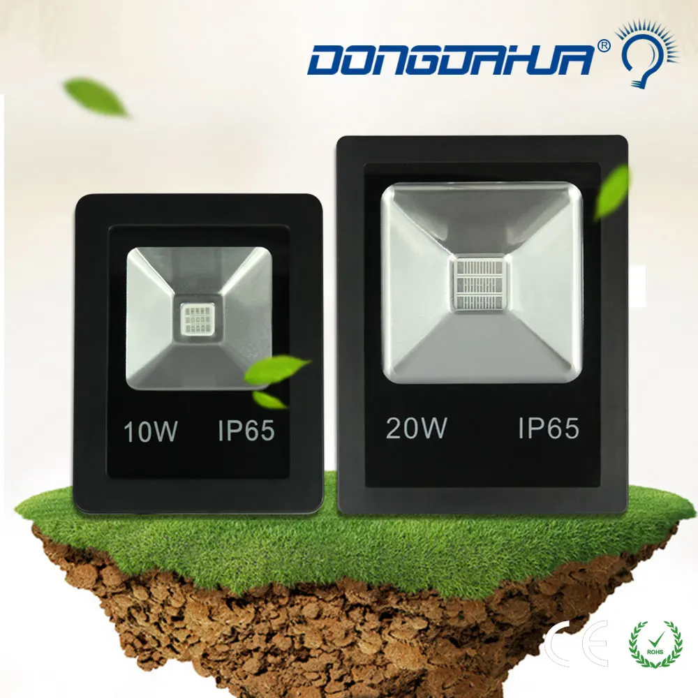 

High Power Flood Light 10W 20W RGB AC 85V and 265V Waterproof Best Outdoor LED Flood Ligth Blue Red Green