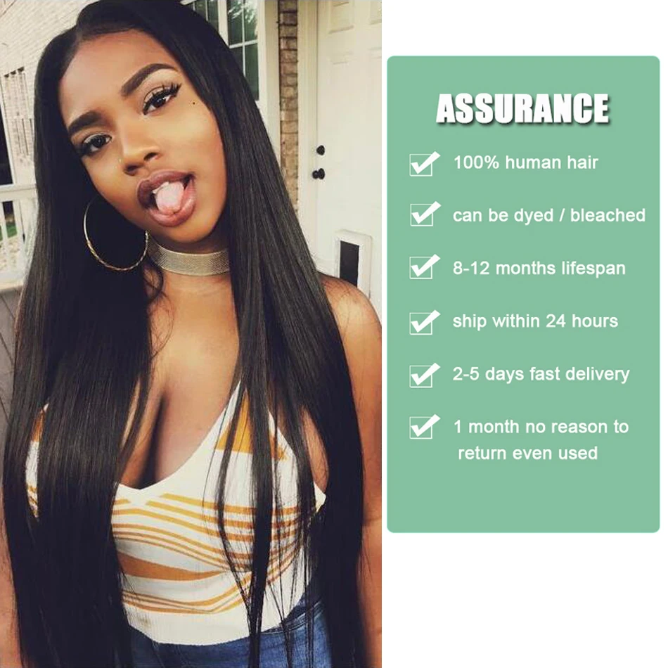 Peruvian Straight Hair Bundles With Closure Tuneful Hair Weave Bundle Natural Color Non Remy Human Hair 3 Bundles With Closure