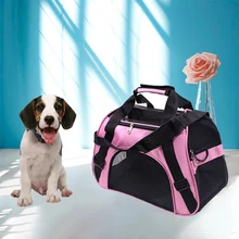 1 шт. новая складная переноска для домашних животных нейлоновая дышащая сетка переноска для кошек снаружи переносная дорожная сумка для собак уличная маленькая переносная сумка для домашних животных