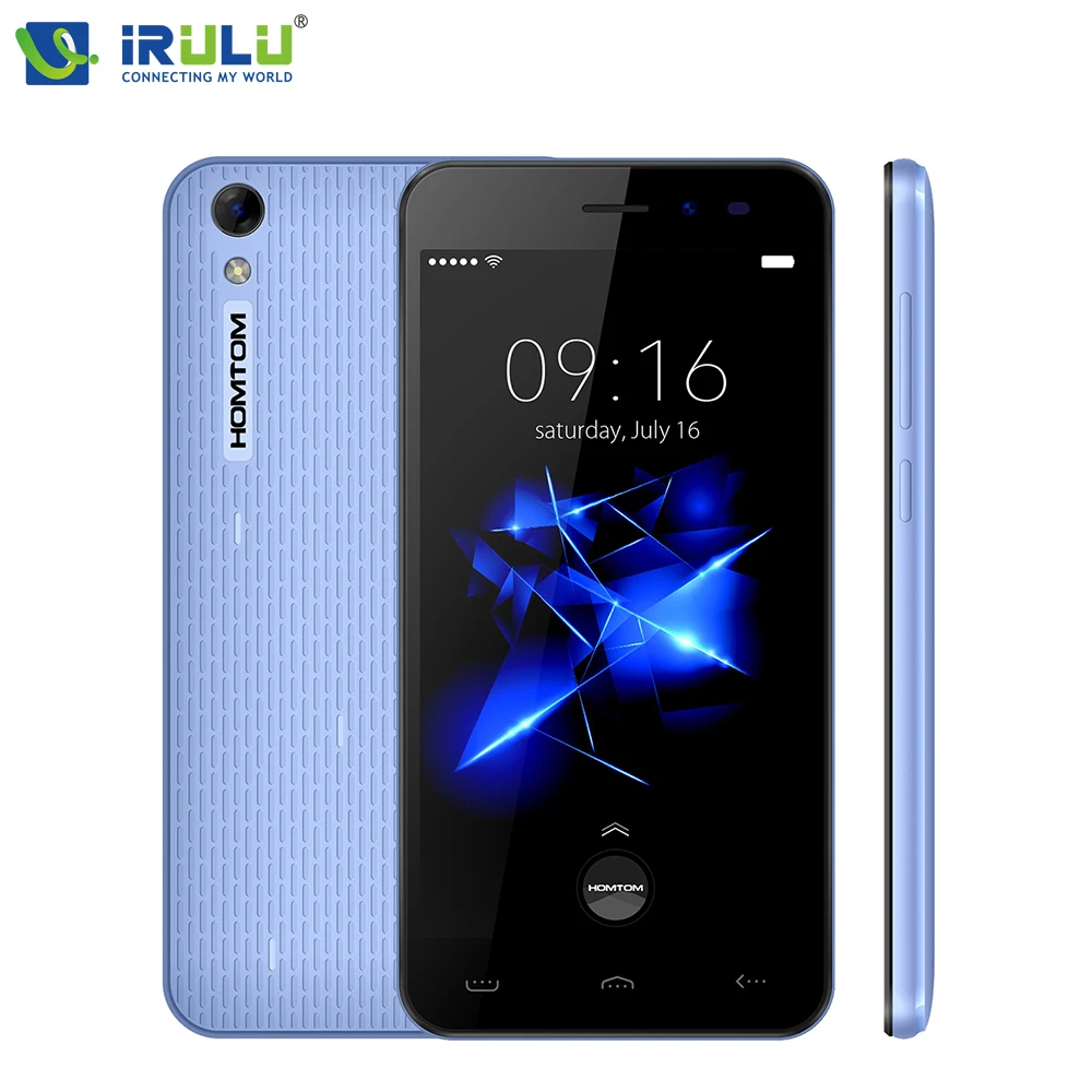 IRULU HOMTOM HT16/HOMTOM HT16 PRO 3g 5 0 &quot720 P Смартфон Android 6 4 ядра MTK6580 1 ГБ + 8 Встроенная память 3000