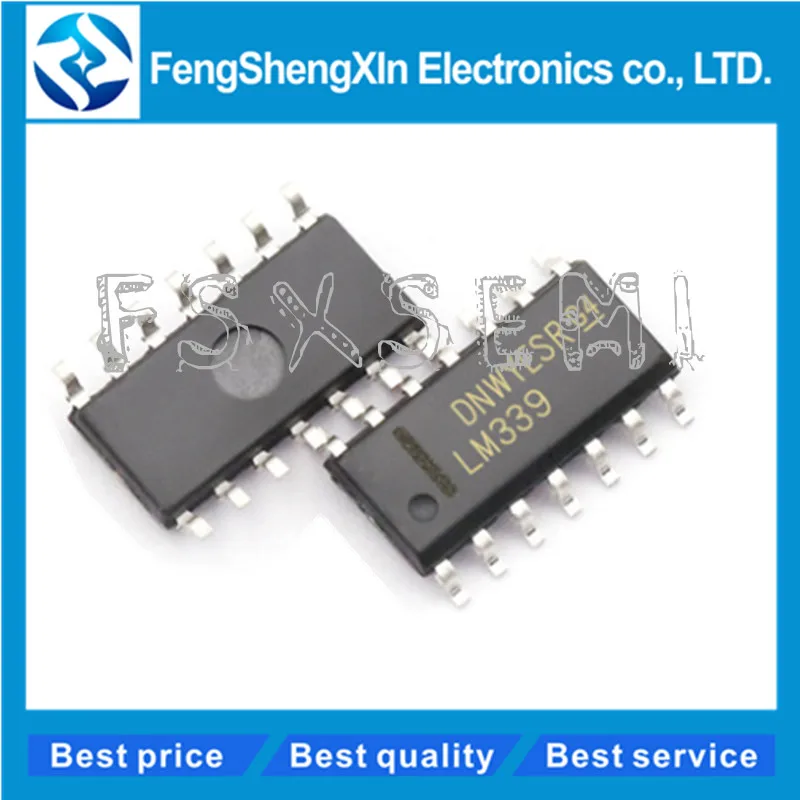 

20pcs/lot LM339 LM339DR SOP-14 Single Supply Quad Comparators