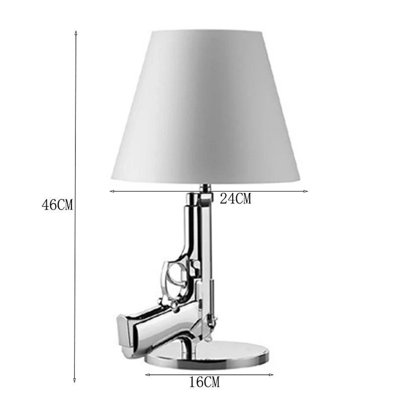 Скандинавское оружие, стоящая лампа, настольная лампа AK47, домашний деко, настольная лампа, прикроватная лампа для спальни, светильник светодиодный, настольная лампа, Lampara