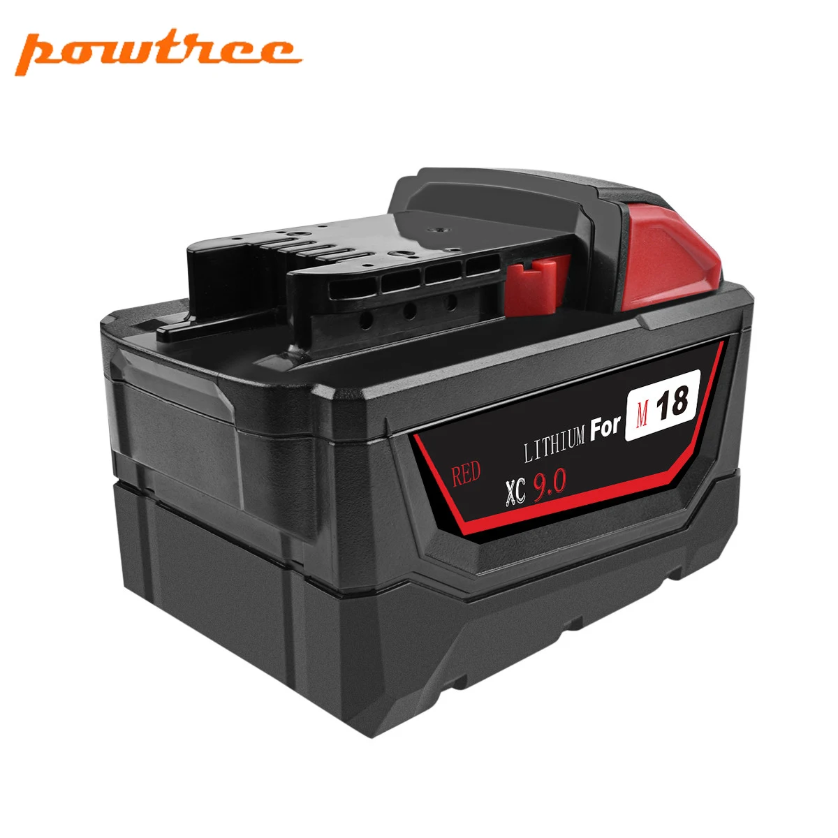 Powtree 18V 9.0AH 9000mAh для Milwaukee M18 XC литий-ионная аккумуляторная батарея Milwaukee 48-11-1815 M18B2 M18B4 M18BX L30