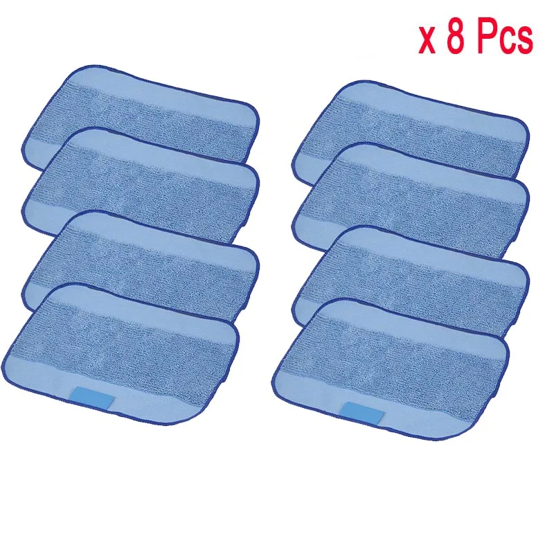 

8 pcs Microfiber Pro-Clean Mopping Cloths for iRobot Braava 321 380 320 380t mint 5200C 5200 4200 4205 Robot Floor Mopping