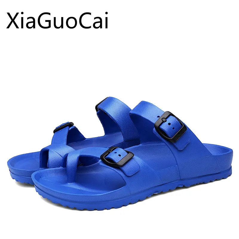 

Hot Sale 201 Fashion Mens Casual Slippers Newest Male Flip Flops Soft Bottom Comfortable Beach Slippers Cool Slippers