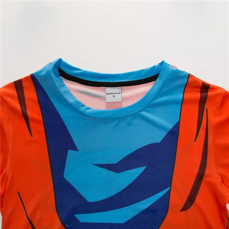 Футболка Dragon Ball Z, мужские компрессионные футболки, аниме, футболка с коротким рукавом, топы для фитнеса, Vegeta Goku, крутые Забавные футболки для фитнеса