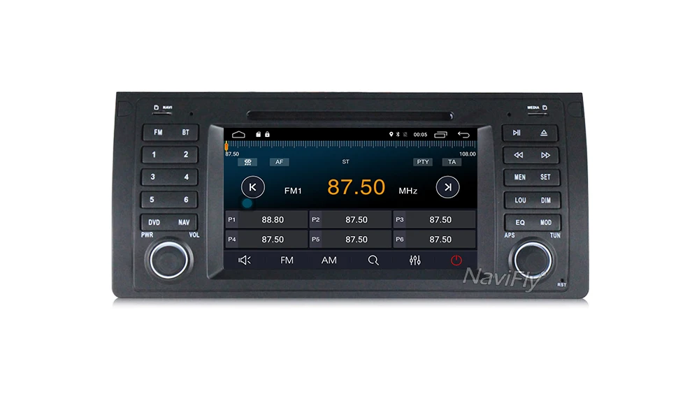 Perfect German warehouse Tax free!android7.1 car gps dvd radio Stereo multimedia Player for BMW/E39/X5/M5/E53 4G wifi bluetooth 16