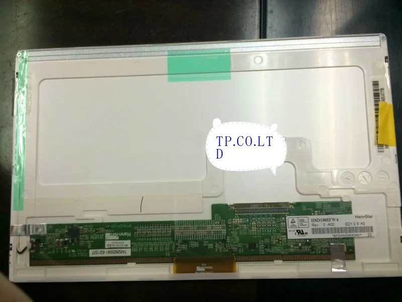 HANNSTAR HSD101PFW1-A00 BOTTOM LEFT CONNECTOR LAPTOP LED LCD Screen 10.1" WSVGA 