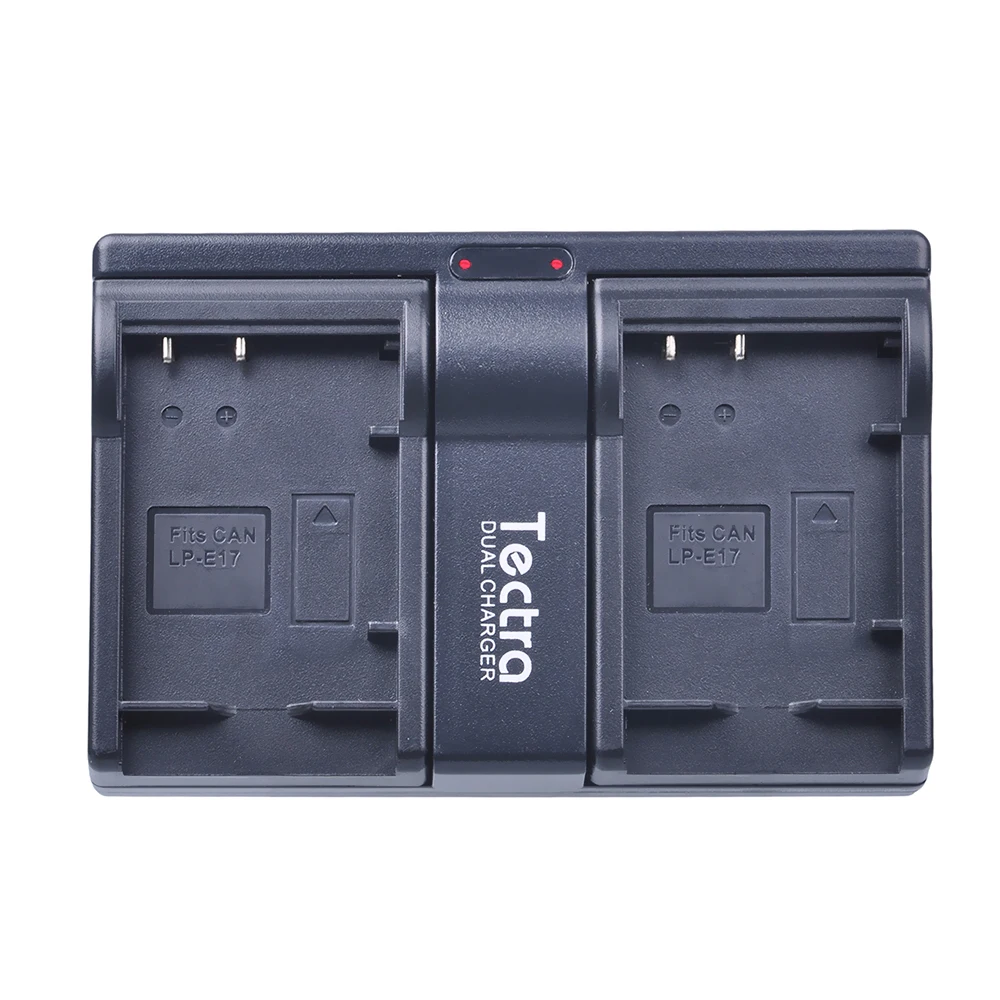 Tectra 1 шт. LP-E17 LP E17 USB 2 канала Зарядное устройство для Canon EOS M3 750D 760D 800D Rebel T6i T6s 8000D поцелуй X8i