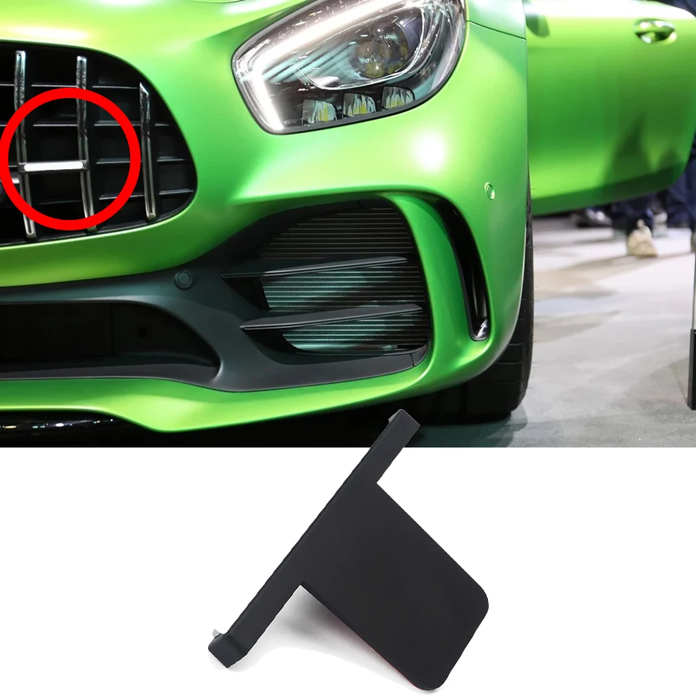 

1-50 pcs For AMG Logo Car Front Grill Emblem Sticker ABS For Mercedes Benz GT 50 53 63 S R C 4MATIC Nameplate Trim Car Tunning