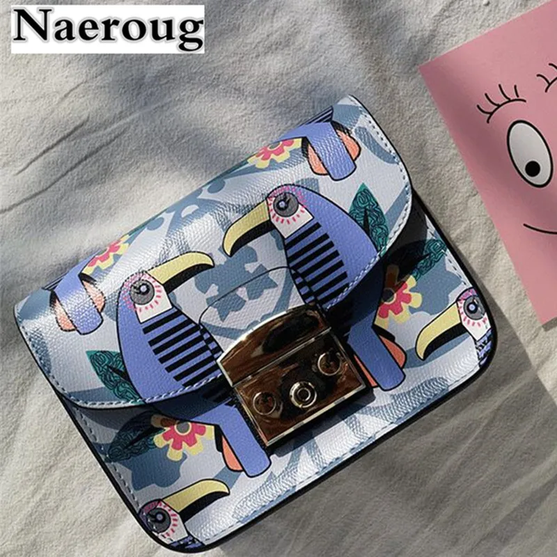 

Sweet Style Pattern Print Women Bags Long Gold Chain Shoulder Bag Multicolor Colorful Doodles Lady Flap Clutch Handbag and Purse