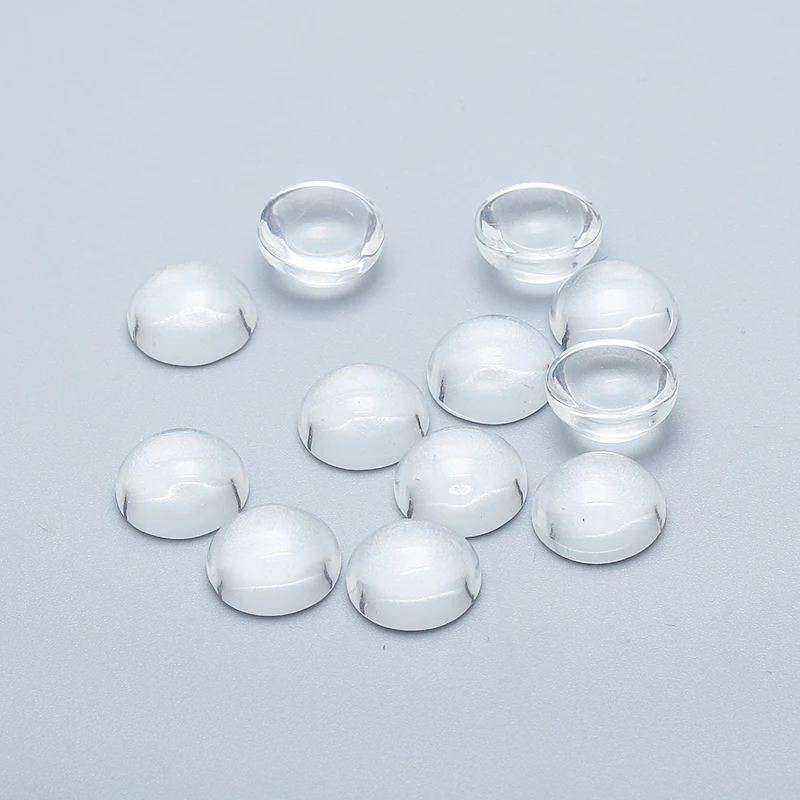 10mm Dome Round Clear Glass Cabochons Cameo Cabochons Setting for