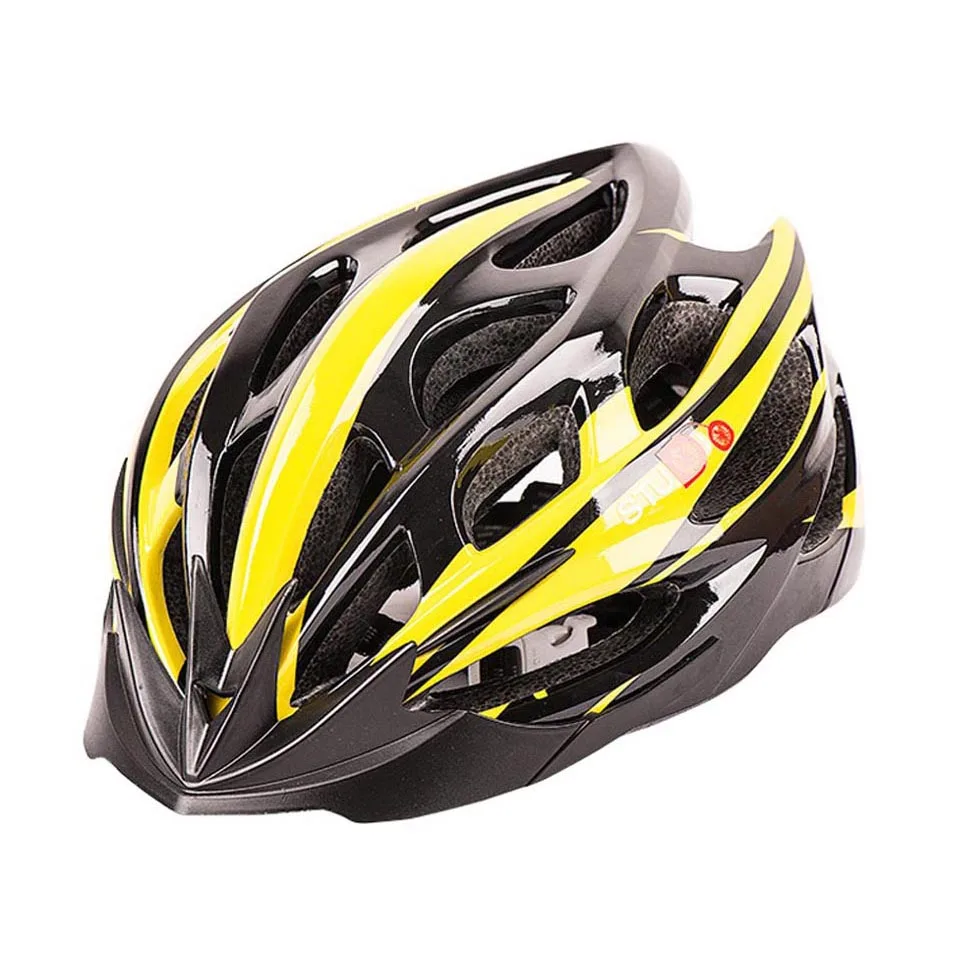 Yellow Black CE сертификация MTB велосипедный шлем для женщин и мужчин интегрированный Литой Сверхлегкий в форме для занятий спортом на открытом воздухе, безопасность велосипедный шлем - Цвет: Yellow Black