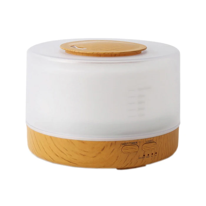 500ml Remote Control Ultrasonic Air Aroma Humidifier With 7 Color LED Lights Electric Aromatherapy Essential Oil